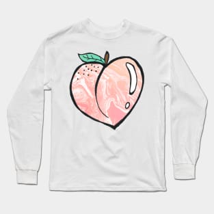 Trippy Peach Long Sleeve T-Shirt